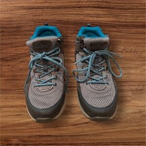 Vionic Cypress Hiking Boots Womens Size 8.5 Trail Outdoors Grey Blue